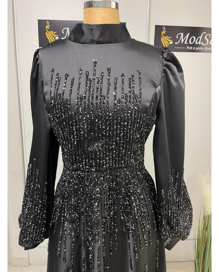 tasli buyuk beden abiye