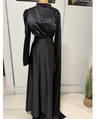 kolu tasli saten abiye