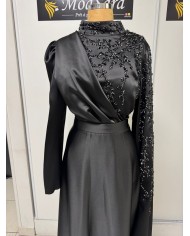 kolu tasli saten abiye