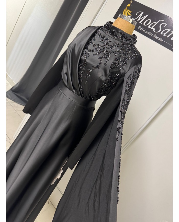 kolu tasli saten abiye