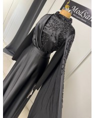 kolu tasli saten abiye