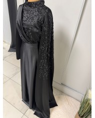 kolu tasli saten abiye