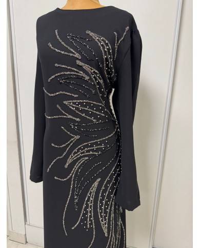 duz tasli buyuk beden abiye