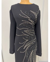 duz tasli buyuk beden abiye