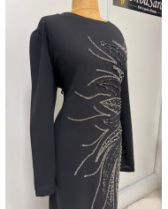 duz tasli buyuk beden abiye