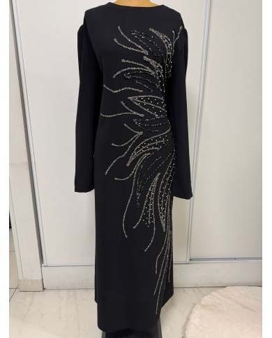 duz tasli buyuk beden abiye