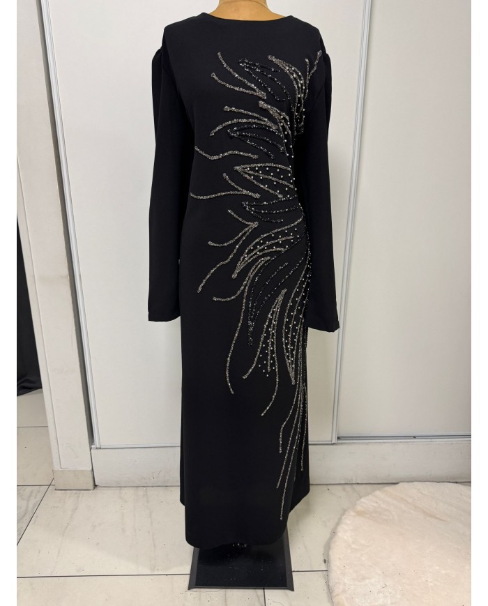 duz tasli buyuk beden abiye