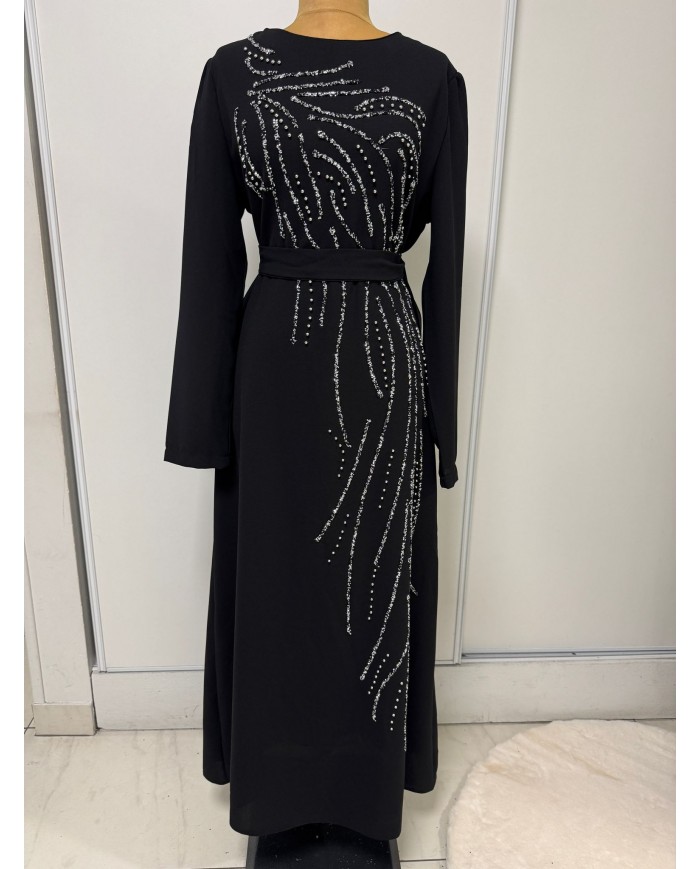 buyuk beden tasli abiye