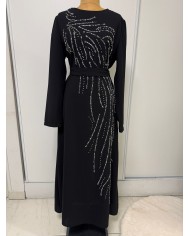 duz tasli buyuk beden abiye